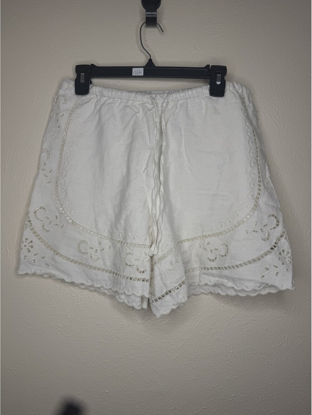 Madewell Flowy Gauzy Shorts White Women's Size M NWOT